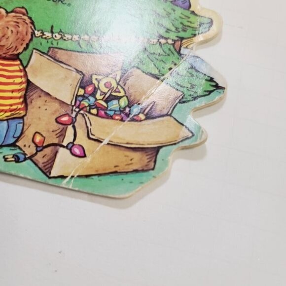 Vintage 1983 The Christmas Tree Book Bears Children's Picture Book - Picture 2 of 6